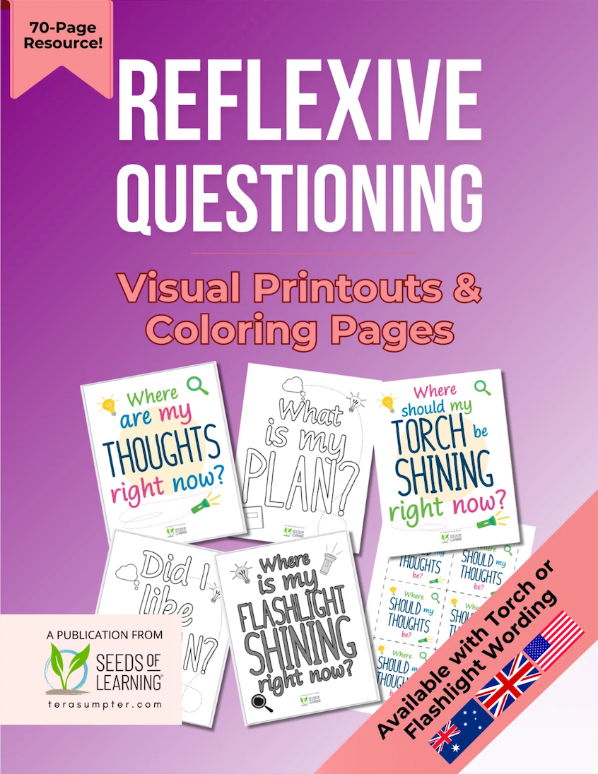 Reflexive Questioning Visual Printouts Digital Download