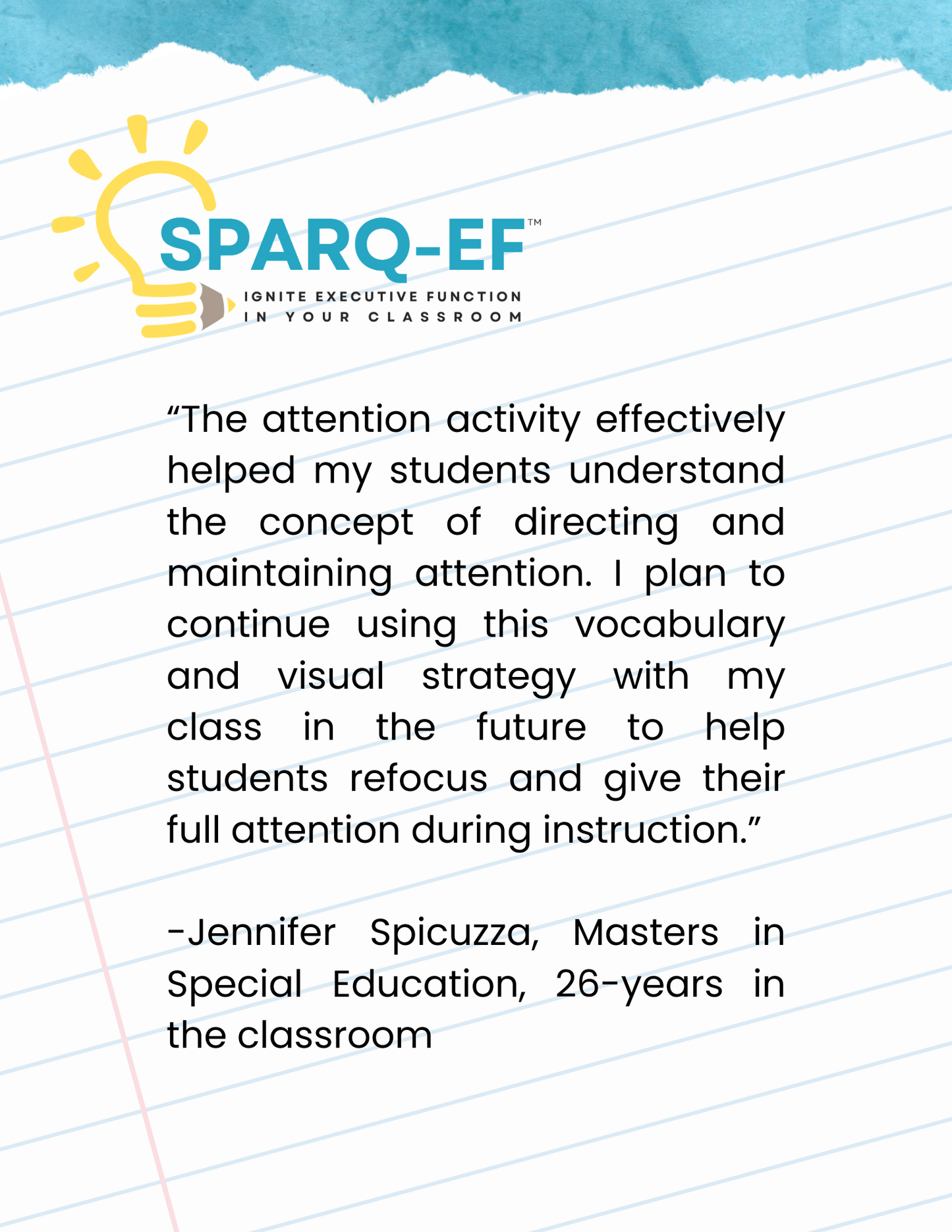 SPARQ-EF™ Phase 1: Fostering Attention Development in Early Elementary Classrooms (Digital Download)