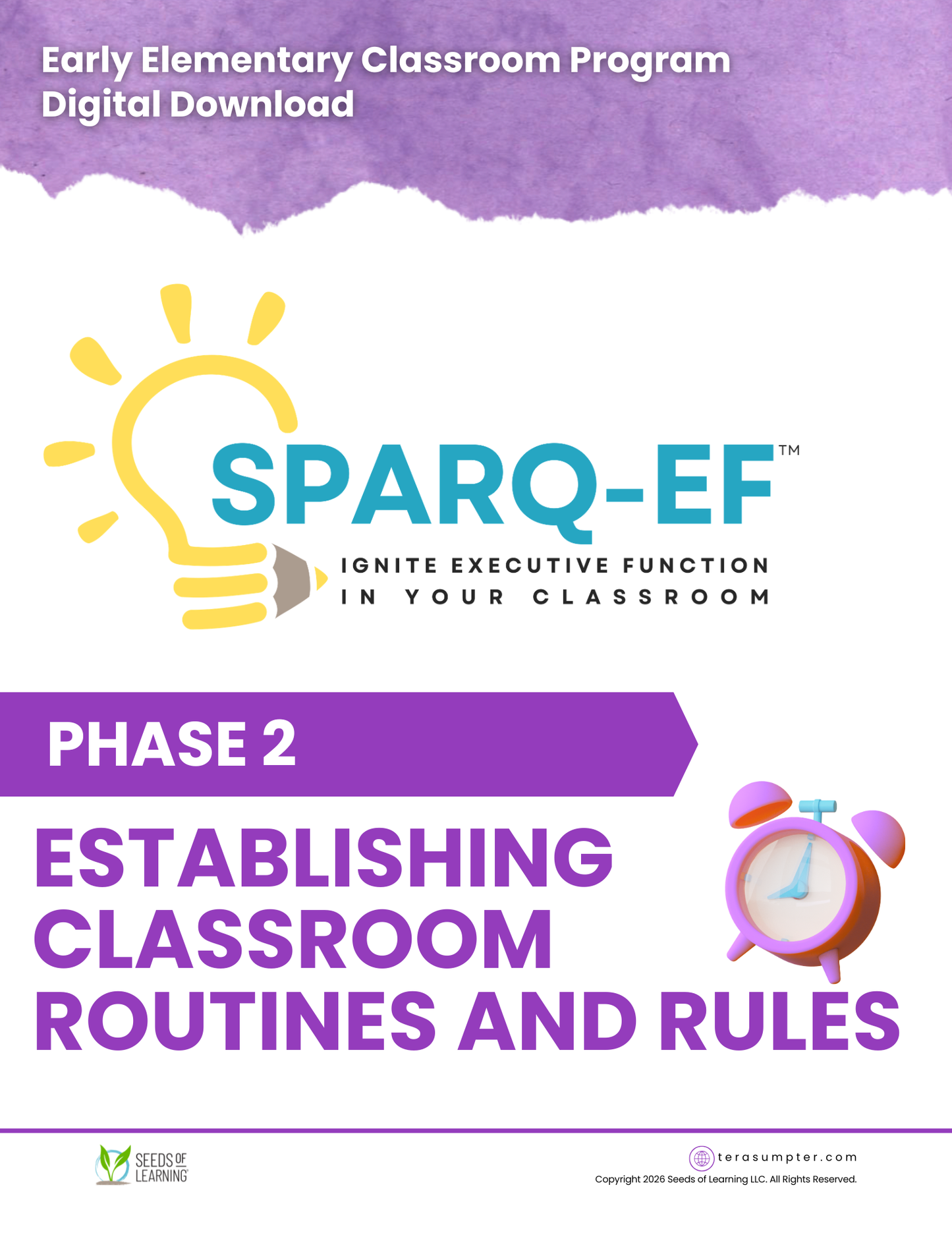 SPARQ-EF™ Phase 2: Establishing Routines & Rules in Early Elementary Classrooms (Digital Download)