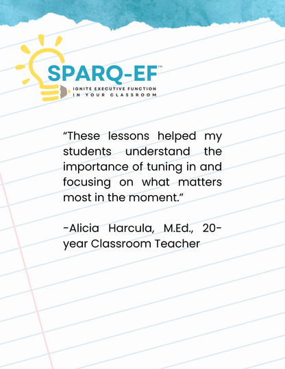 SPARQ-EF™ Phase 1: Fostering Attention Development in Early Elementary Classrooms (Digital Download)