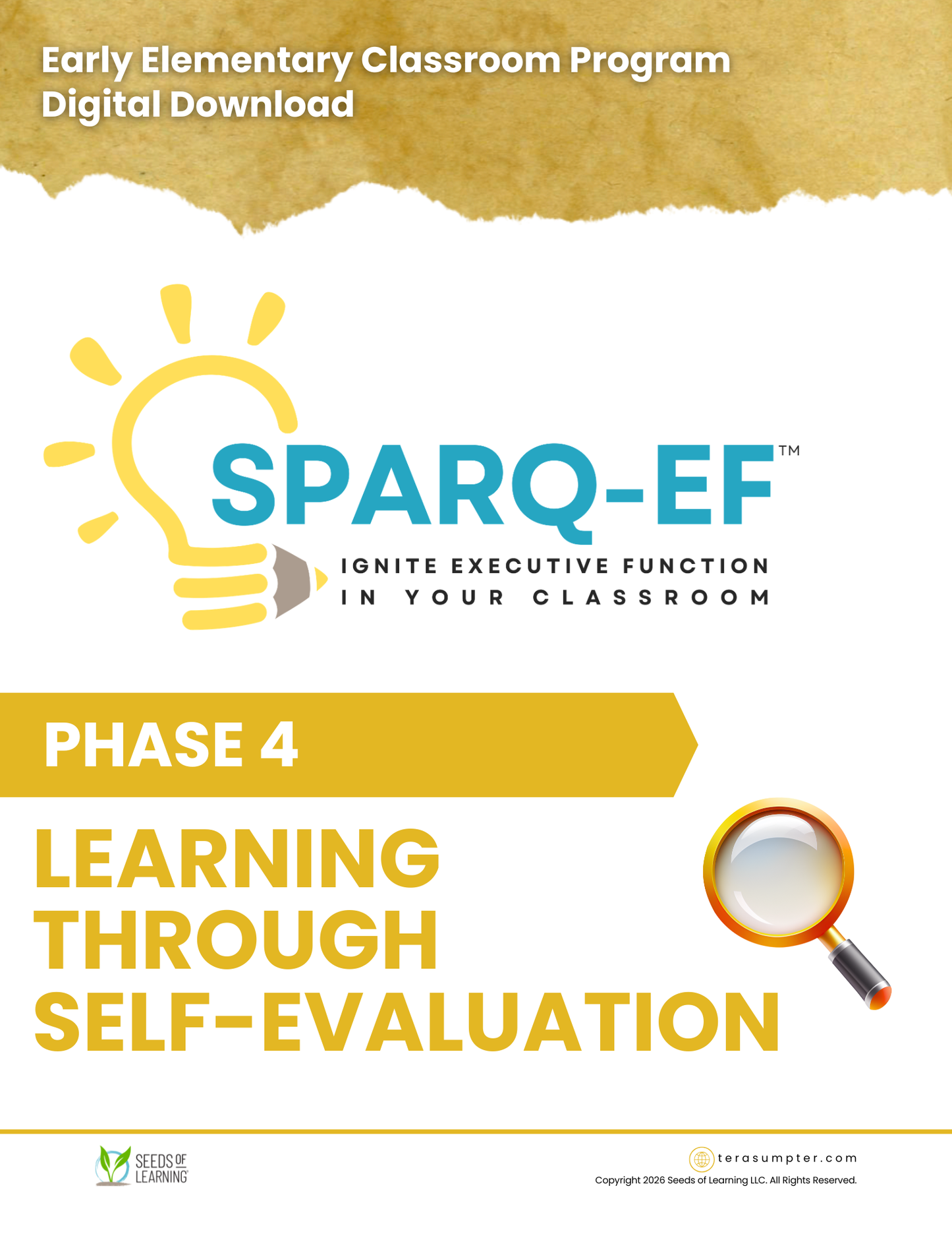 SPARQ-EF™ Phase 4: Learning Through Self-Evaluation in Early Elementary Classrooms (Digital Download)