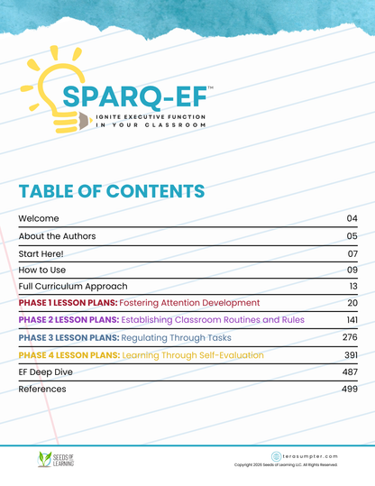 SPARQ-EF™ Early Elementary Professional Bundle Phases 1-4 (Digital Download)