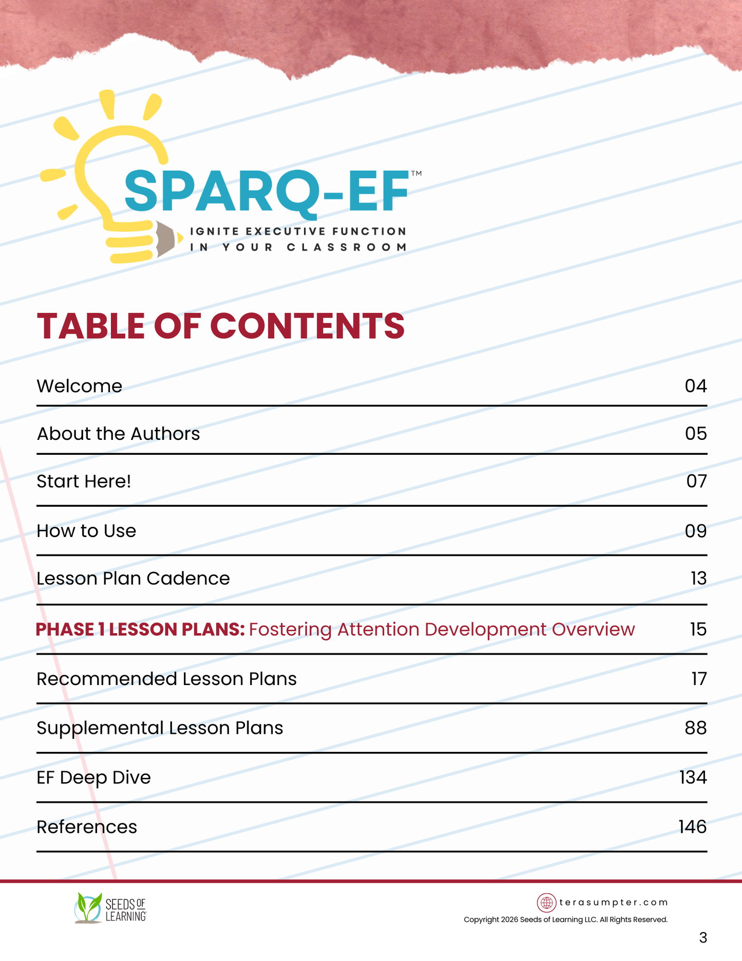 SPARQ-EF™ Phase 1: Fostering Attention Development in Early Elementary Classrooms (Digital Download)