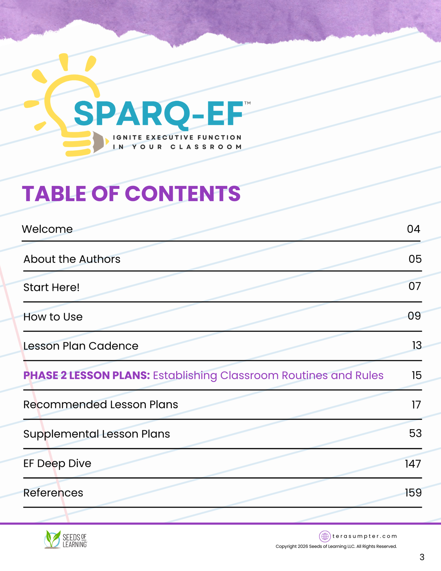 SPARQ-EF™ Phase 2: Establishing Routines & Rules in Early Elementary Classrooms (Digital Download)