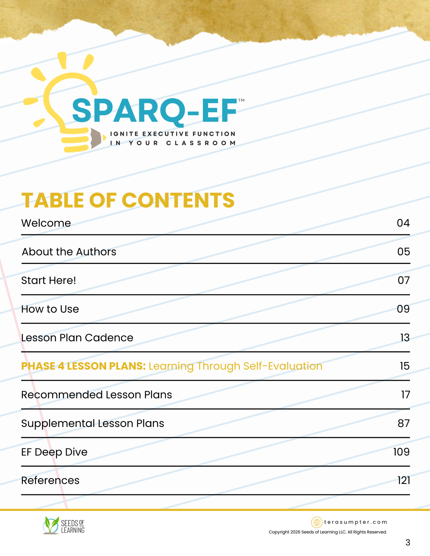 SPARQ-EF™ Phase 4: Learning Through Self-Evaluation in Early Elementary Classrooms (Digital Download)