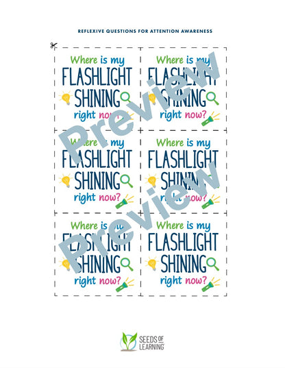 Reflexive Questioning Visual Printouts Digital Download